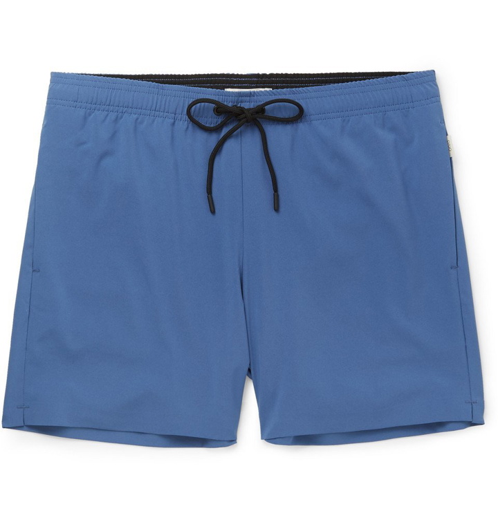 Photo: Onia - Calder Long-Length Stretch-Shell Swim Shorts - Men - Blue