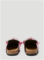 Metallic Chain Loafers in Pink
