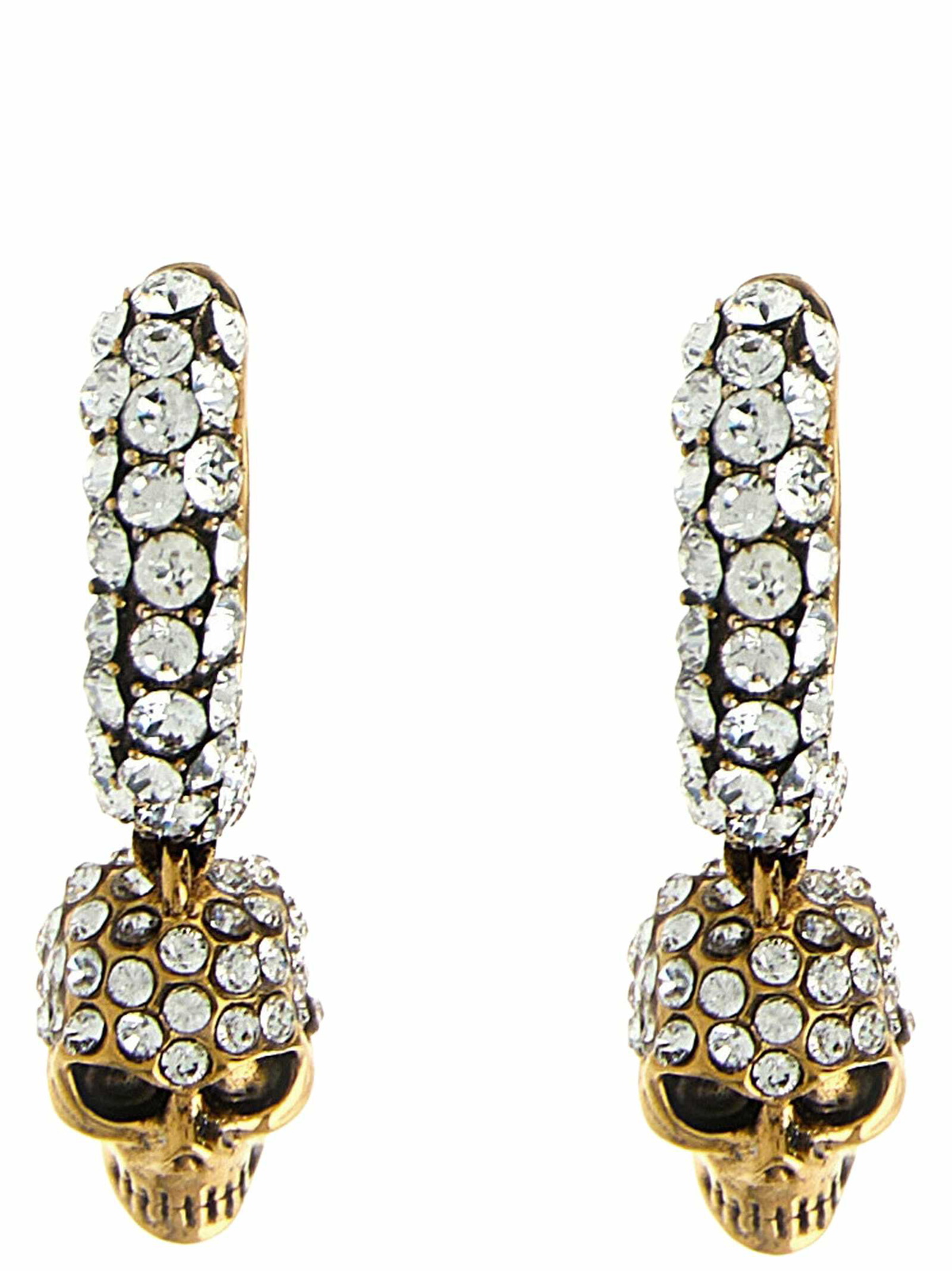 Alexander McQueen Seal logo hoop earrings Alexander McQueen