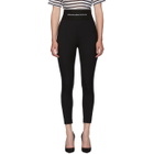 Alexander Wang Black Stretch Twill Leggings