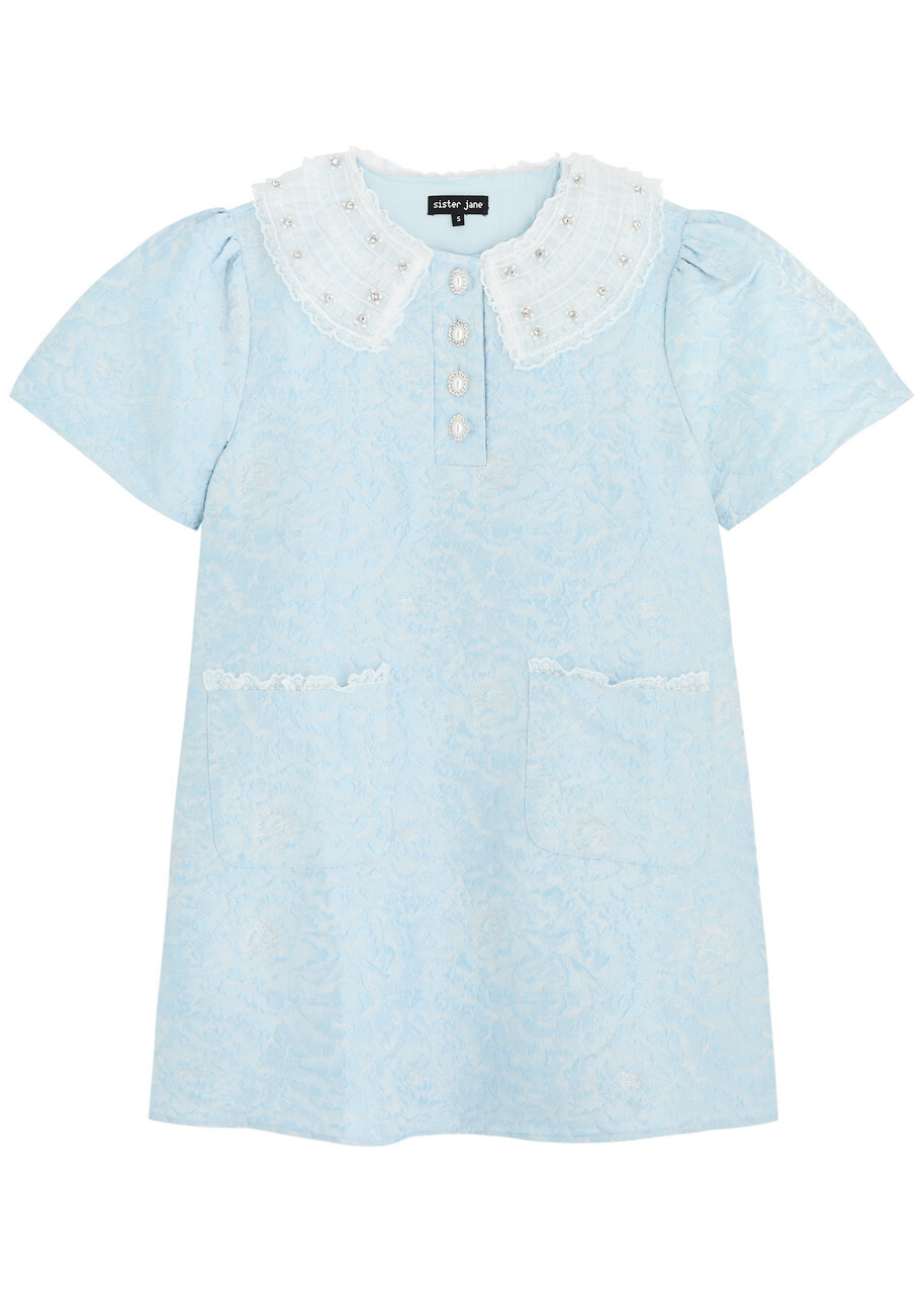 ♡ sister jane Embroidered 溶け Collar Dress♡ 