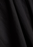 Studio Nicholson Gathered Cotton Midi Dress Black
