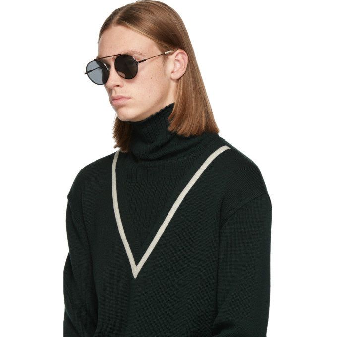 Fendi Black and Red Circle Sunglasses Fendi display picture 3