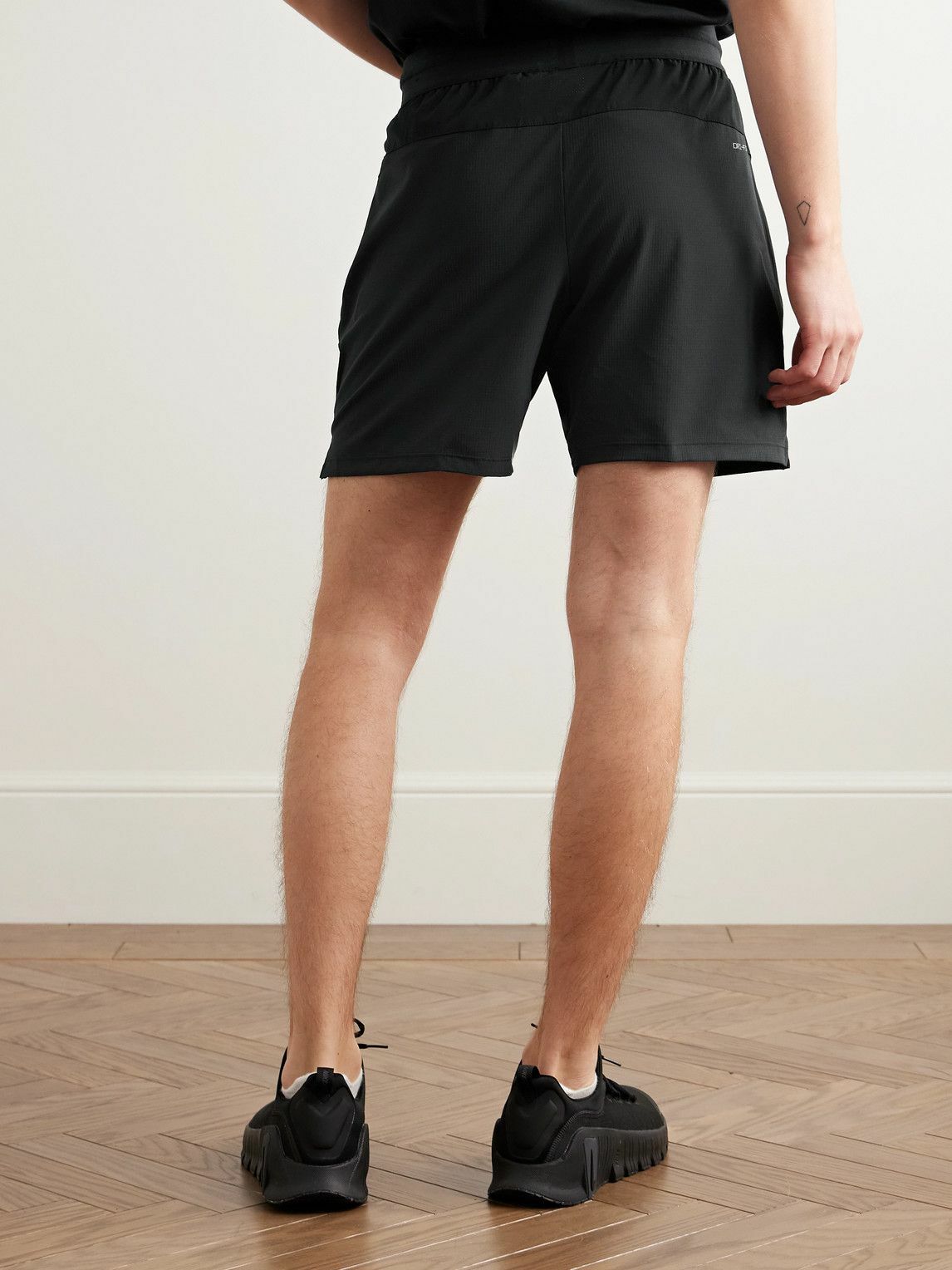 Nike Training - Flex Rep 4.0 Straight-Leg Mesh-Panelled Dri-FIT Ripstop Shorts - Black