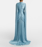 Marmar Halim Draped pleated gown