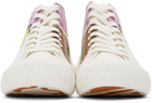 Kenzo White Tiger Crest High Sneakers