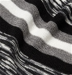 Missoni - Space-Dyed Wool-Blend Scarf - Black