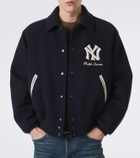Ralph Lauren Purple Label x MLB shearling-lined twill blouson jacket