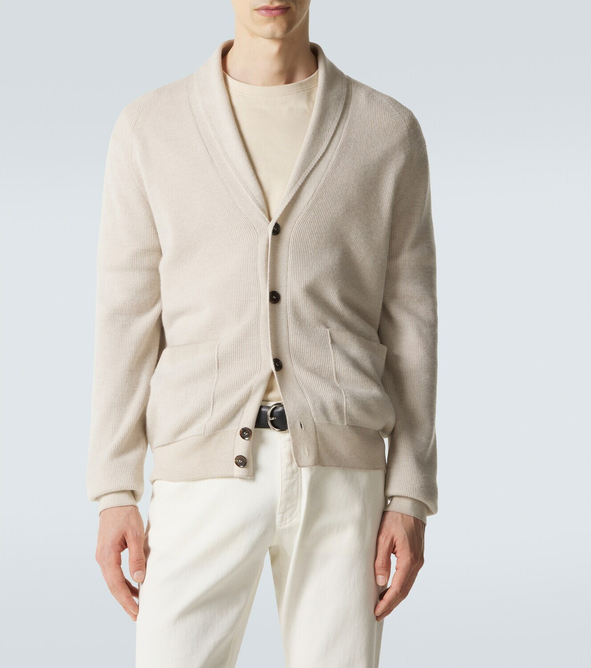 Brioni Cashmere and wool cardigan
