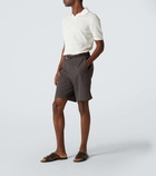 Fedeli Cotton piqué polo shirt