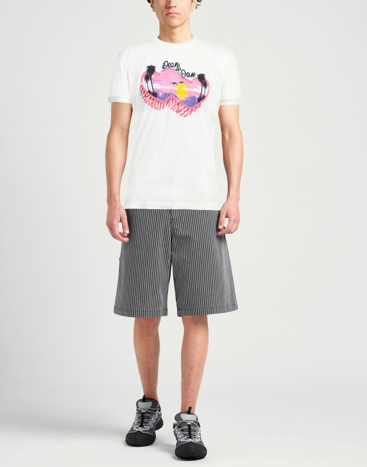 Dsquared2 Mens T-shirt Ivory