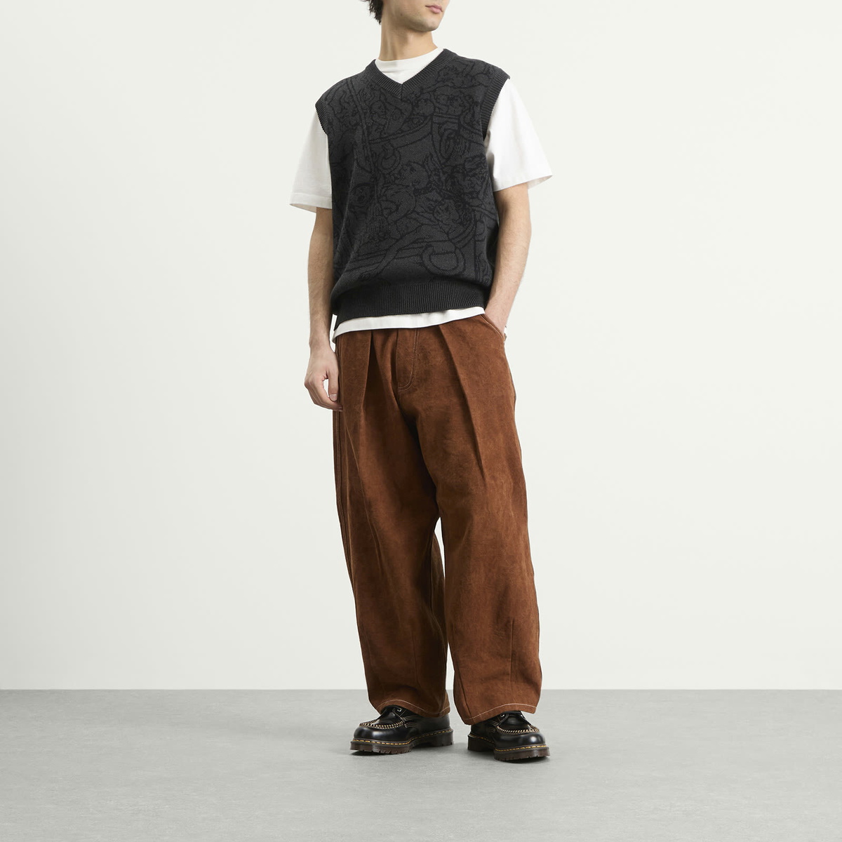 Heresy Men's Hades Vest in Charcoal