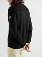 Canada Goose - Dartmouth CORDURA-Panelled Merino Wool Sweater - Black
