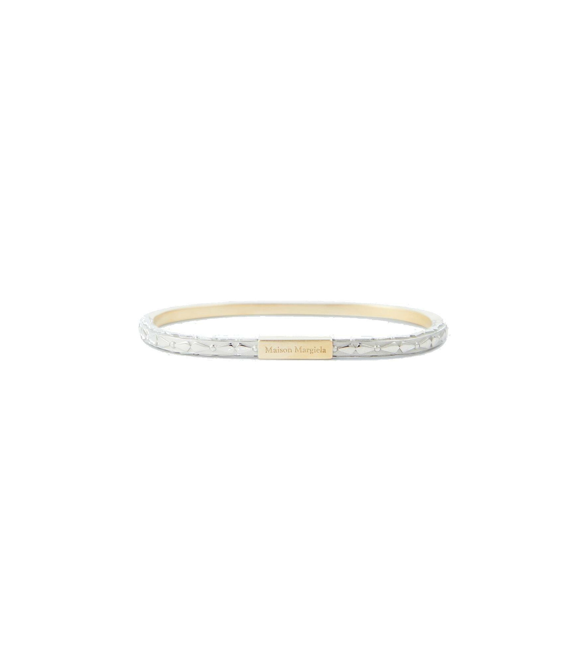 美品Maison Margiela TWIST SILVER BANGLEうでわ Maison Margiela Silver Twist Bracelet Maison Margiela