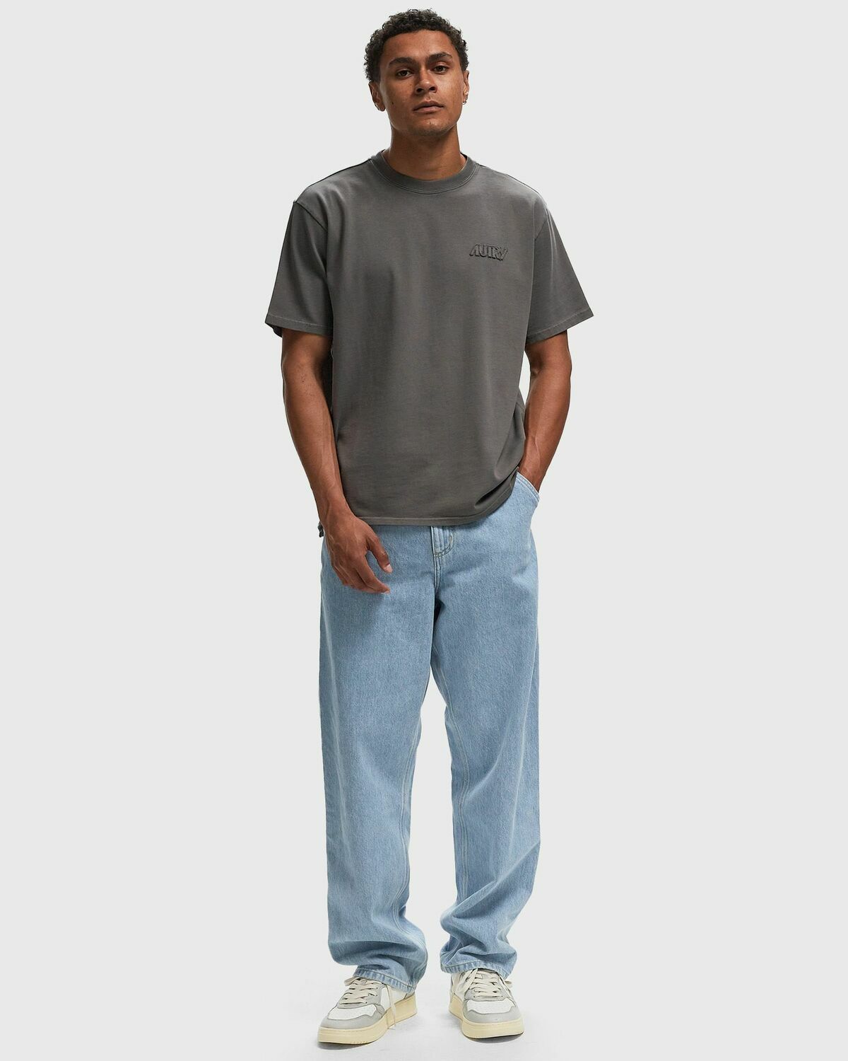 Autry Action Shoes Tee Main Grey Shortsleeves