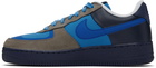 Nike Gray & Navy Stash Edition Air Force 1 Low Sneakers
