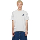 AAPE by A Bathing Ape Gray Logo Patch T-shirt