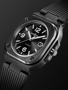 Bell & Ross - BR 05 Automatic 40mm Stainless Steel and Rubber Watch, Ref. No. BR05A-BL-CE/SRB