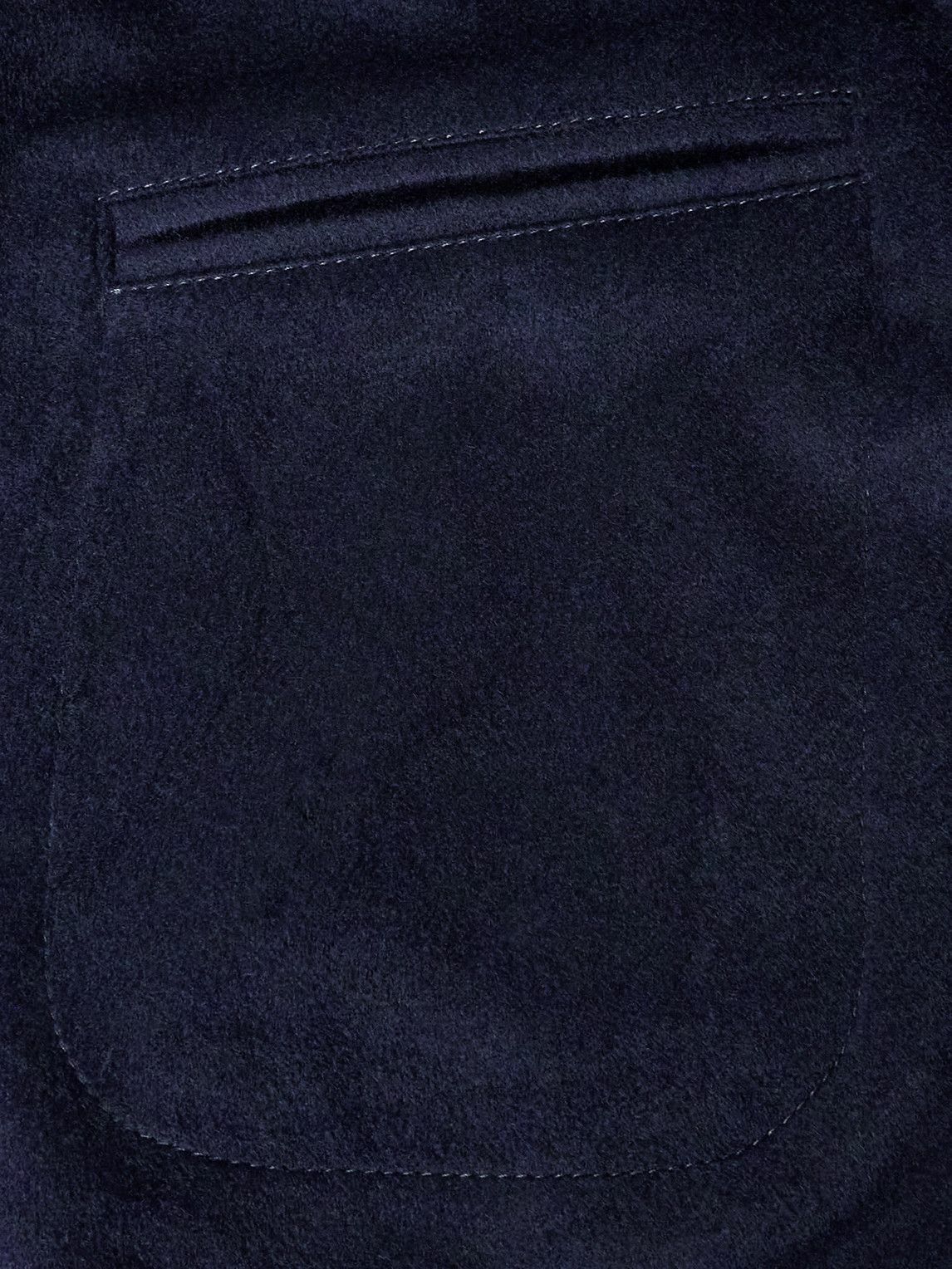 Stòffa - Double-Breasted Cashmere Jacket - Blue