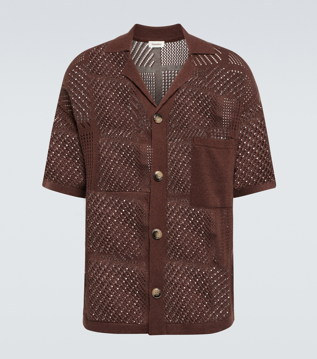 Nanushka - Ayaan cotton-blend shirt