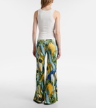 Christopher Esber Crystal Pin embellished jersey tank top