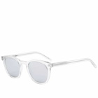 Saint Laurent Sunglasses Men's Saint Laurent SL 28 Sunglasses in Crystal/Silver