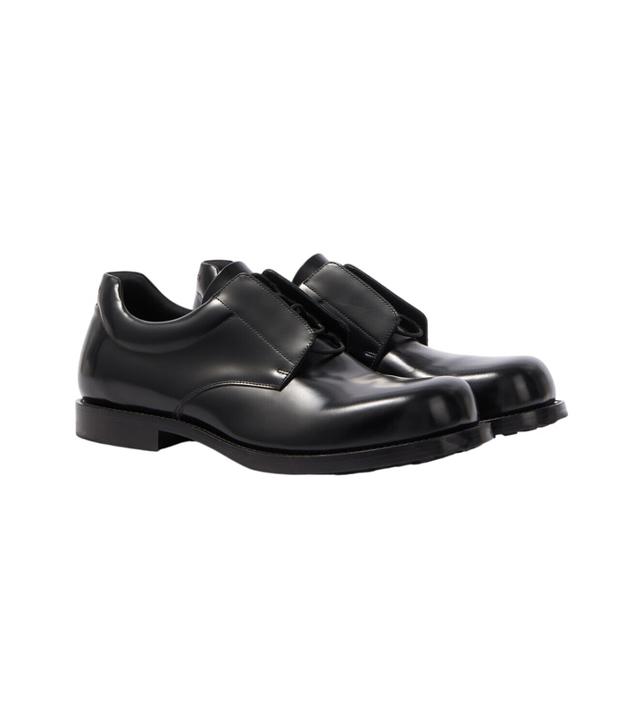 Photo: Balenciaga Brushed leather Derby shoes