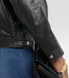 Victoria Beckham Oversized leather jacket