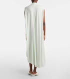 Bottega Veneta Knot gathered crêpe jersey midi dress