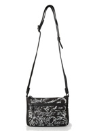 Illustrative Logo Crossbody Bag in Black