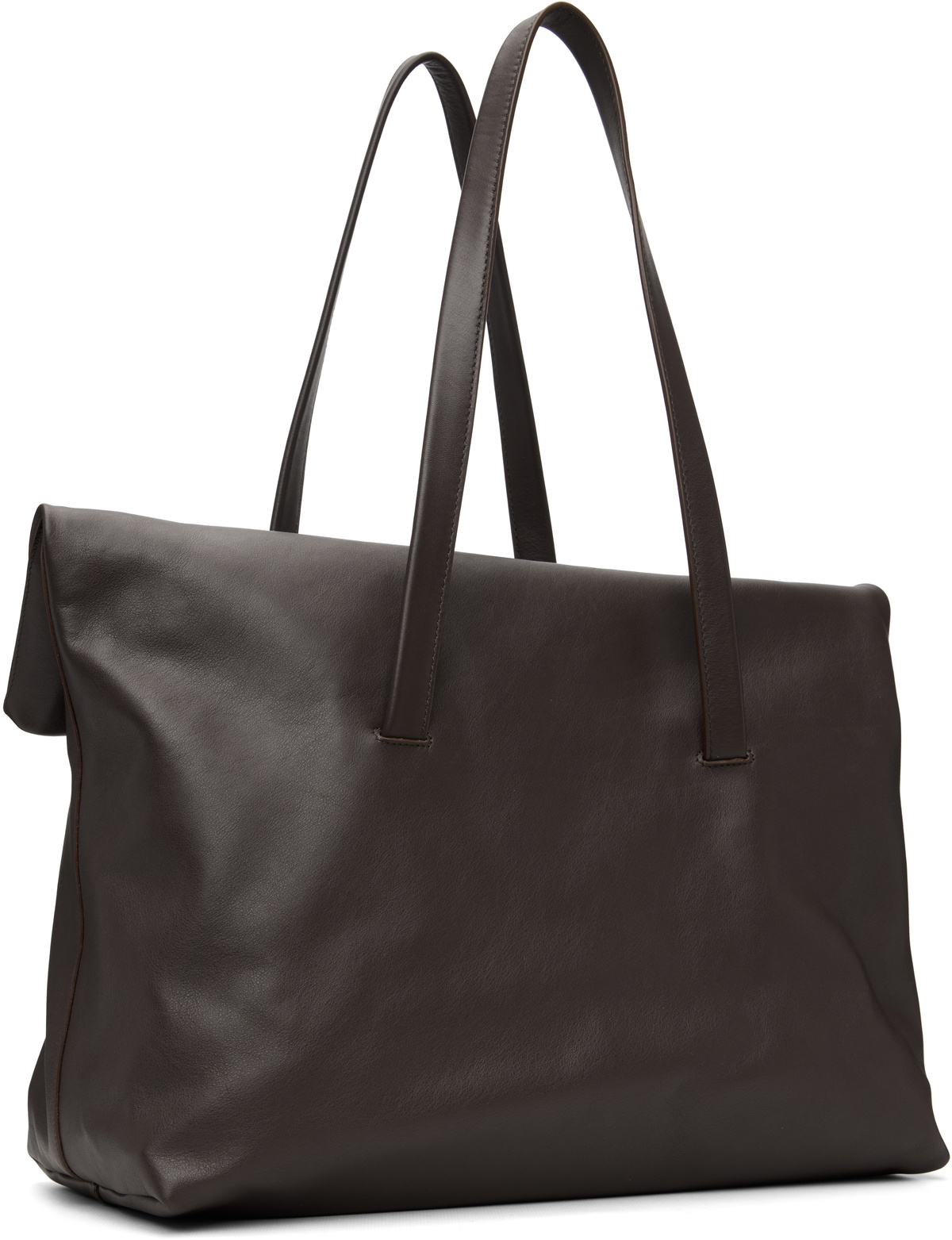 Calvin Klein Collection Brown NY City North South Tote