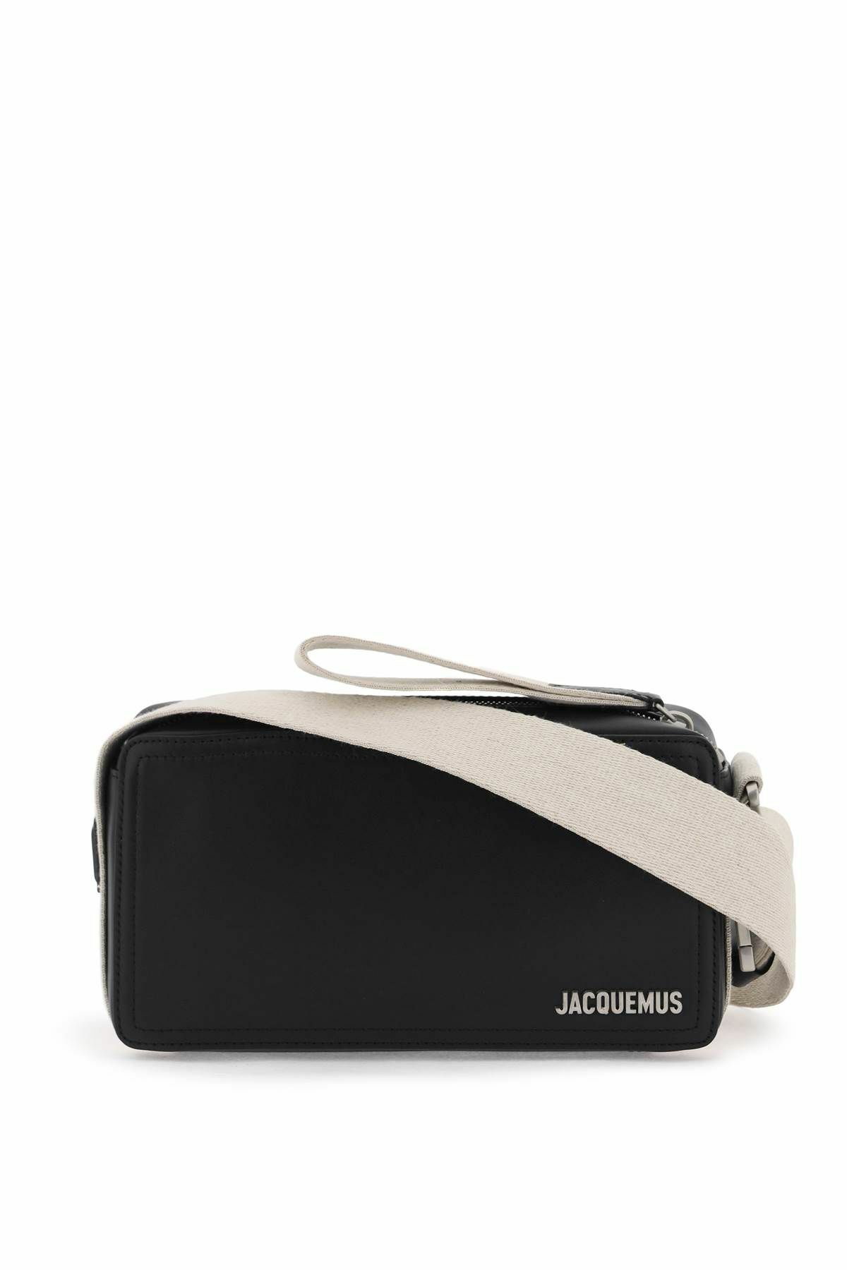 JACQUEMUS le cuerda horizontal crossbody bag Black Jacquemus