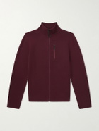 Aztech Mountain - Matterhorn Shell-Panelled Wool Ski Mid-Layer - Burgundy
