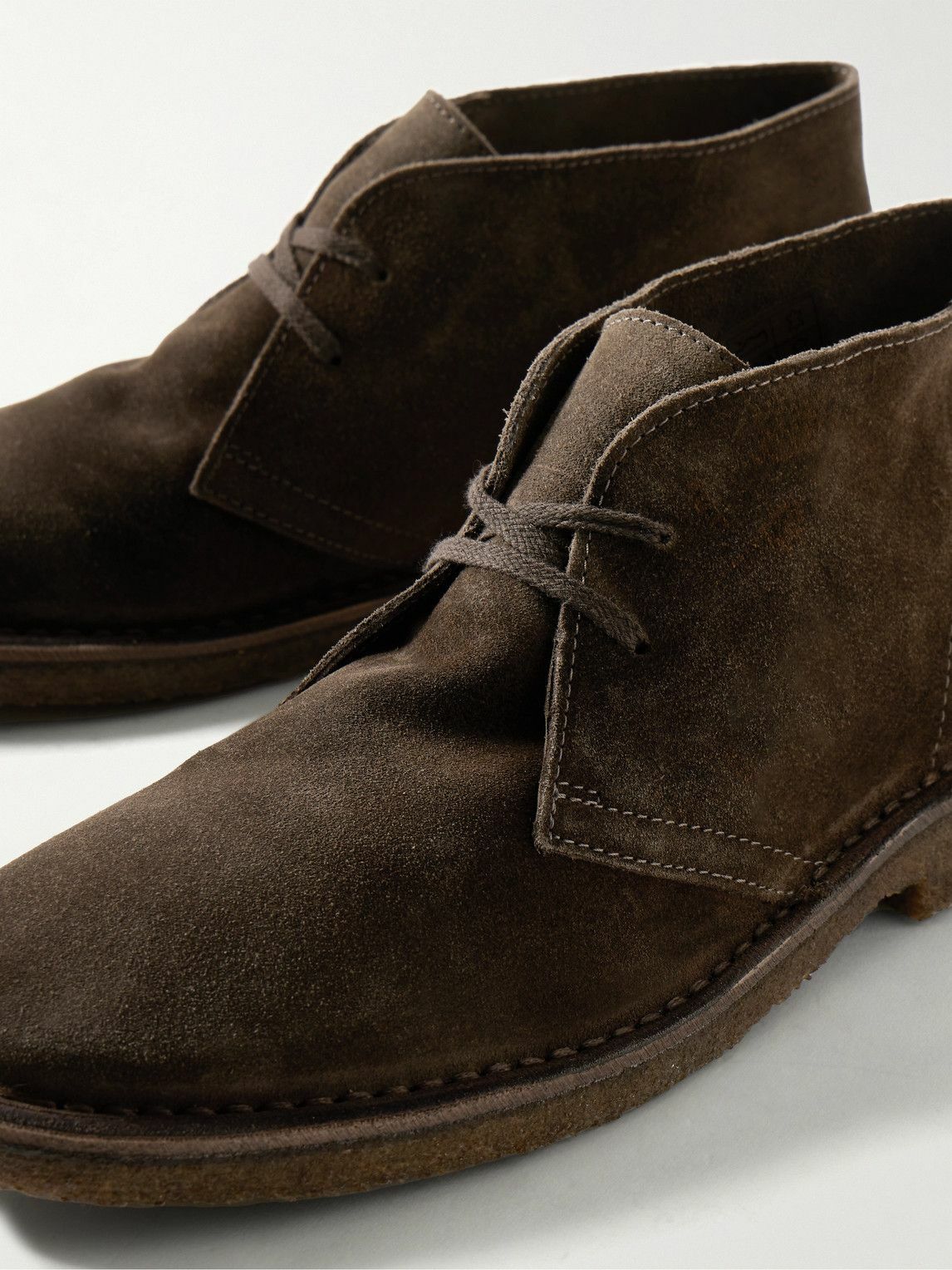 Drake's - Clifford Suede Desert Boots - Brown