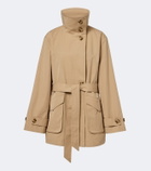 Varley Celina belted cotton-blend jacket