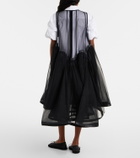 Noir Kei Ninomiya Tulle midi dress