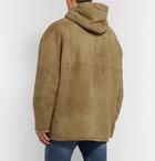 Isabel Marant - Reversible Hooded Shearling Coat - Beige