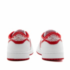 Air Jordan 1 Low OG Sneakers in University Red/White