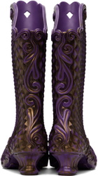 Y/Project Purple & Gold Melissa Edition Court Boots