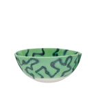 Frizbee Ceramics Men's Small Bowl in Green Pizza