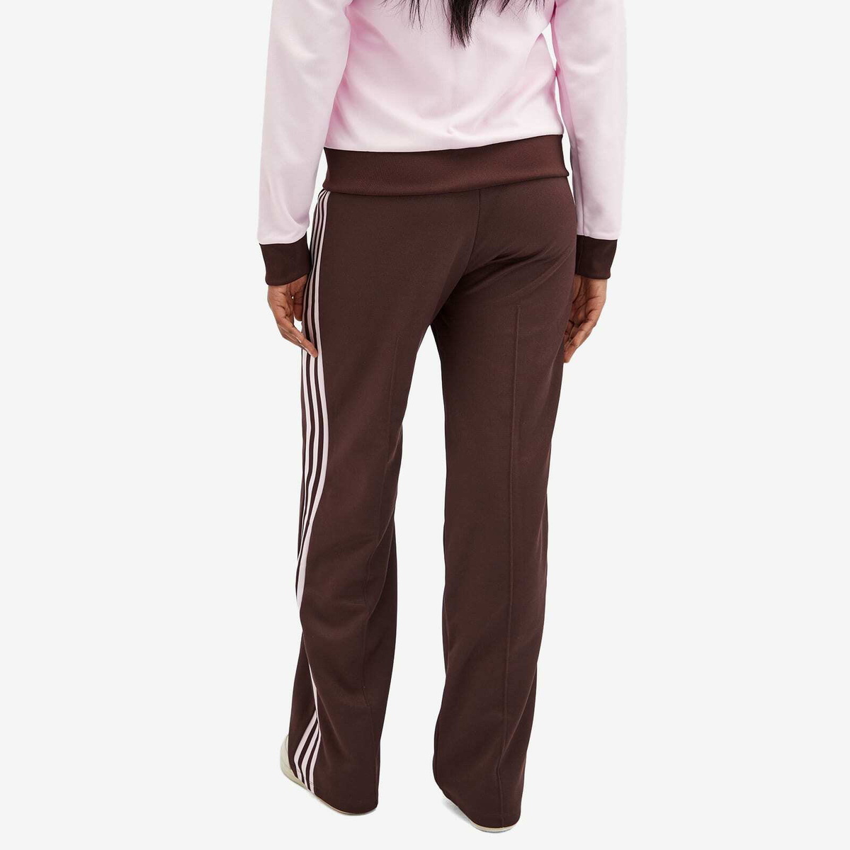Adidas Women's Beckenbauer Track Pant in Shadow Brown adidas