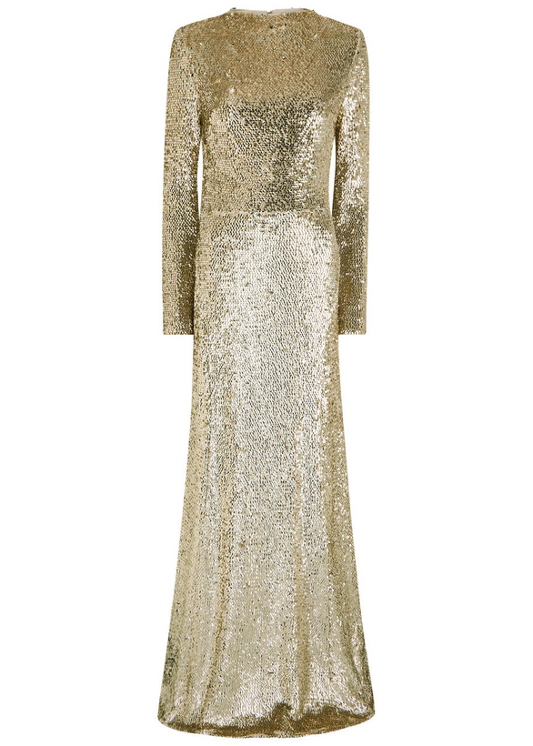 prom dress knee length One-Shoulder Knee-Length Cocktail Dress with Sequins Emerald / XSmall