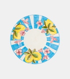 Dolce&Gabbana Casa Taormina striped ceramic dessert plate
