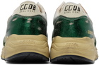 Golden Goose Green Running Sole Sneakers