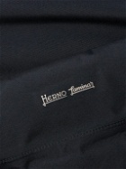 Herno Laminar - Shell Down Hooded Jacket - Blue