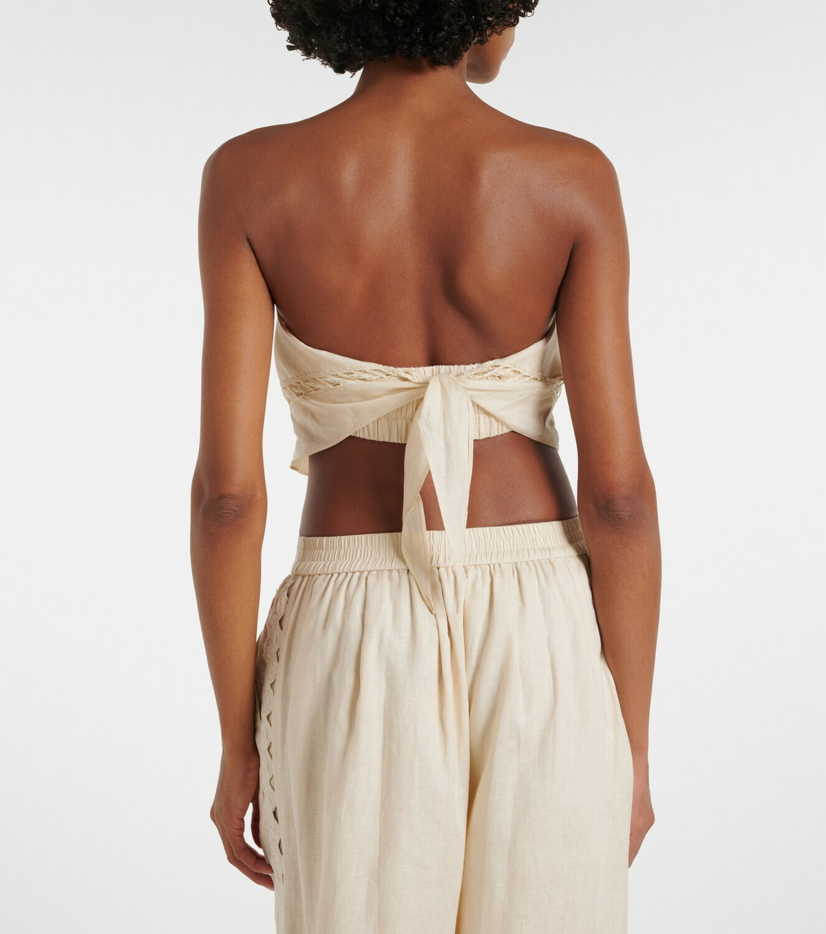 Simkhai Linen-blend top