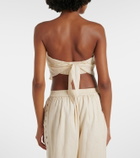 Simkhai Linen-blend top