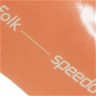 Folk Men's x Speedo Printed Cap in Burnt Red Wave Print