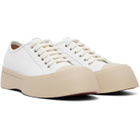 Marni White Nappa Leather Pablo Sneakers
