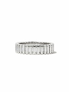 Suzanne Kalan 18kt White Gold Inlay Diamond Eternity Band Ring